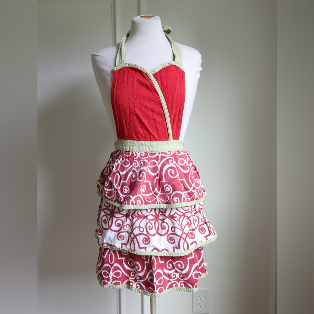 Vintage Girl’s/Petite Ruffle Tiered Apron